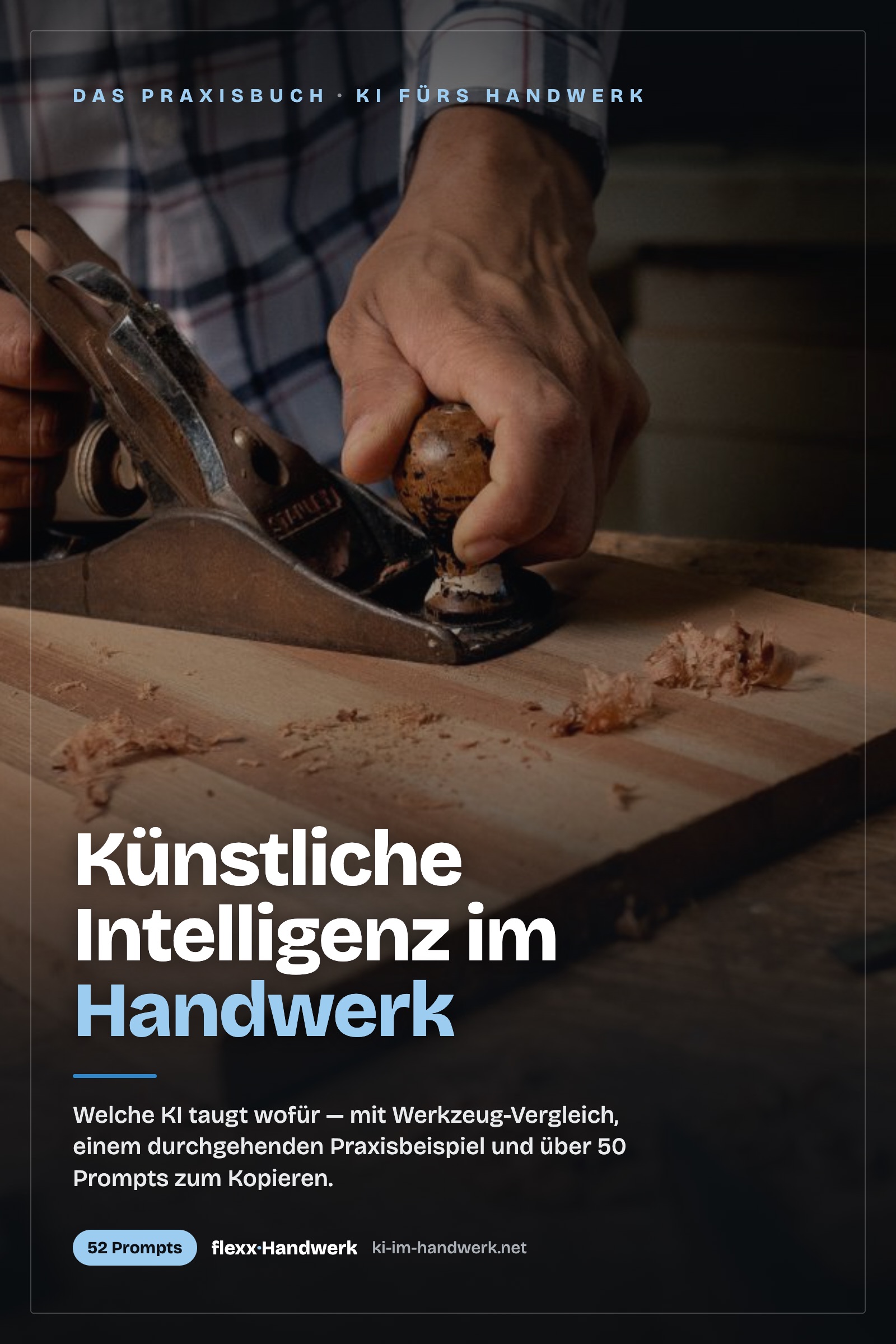Cover: Künstliche Intelligenz im Handwerk — Das Praxisbuch, vergrößert